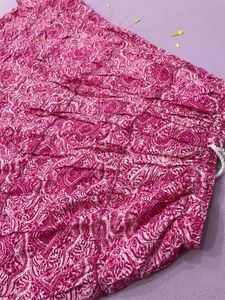 Boho Chic Paisley Print Skirt