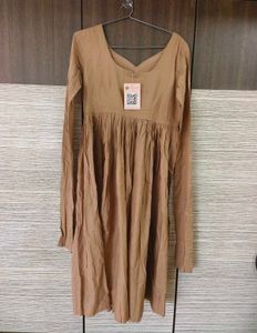 Aachho Champagne Gota Mulmul Suit Set XL