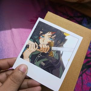 Pack Of 12 Demon Slayer Anime Polaroid Photocards
