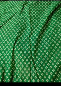 green print saree