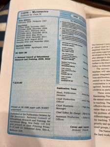 Mathematics Textbook Class XI