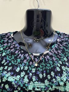 LOFT Floral Smocked dress