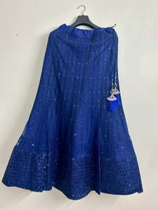 Elegant Blue Indian Lehenga Choli 🌟