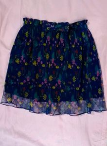 Floral Mini Skirt