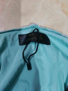 Aqua Corset Mini Dress