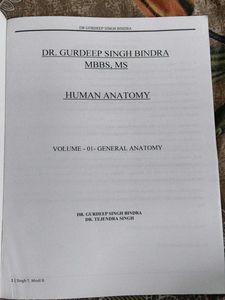Human Anatomy Vol. 1