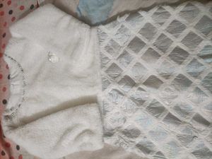 Cute White Fur Dress