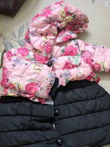 Floral Toddler Puffer Jacket