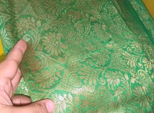 Kanchipuram Pattu (South Silk) Zari Border Saree