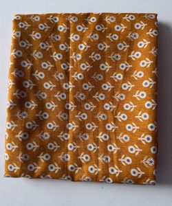 Floral Print Mustard Fabric