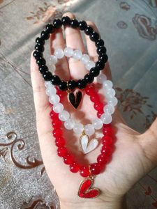 Beaded Heart Bracelets