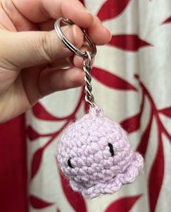 Cute Crochet Octopus Keychain