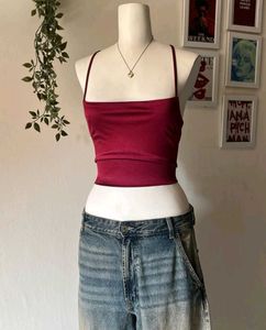 Red Crop Top Prettylittlethings