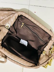 Woven Chain Shoulder Bag