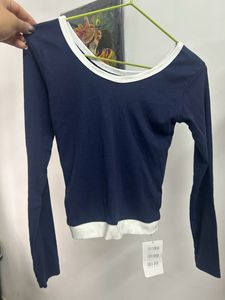 Urbanic Full Sleeved Crop Top