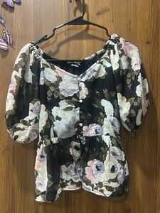 Floral Print Top