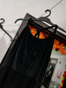 Black Velvet Mini One Piece