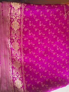 Pink &amp; Gold Floral Fabric