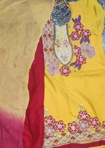 Handmade Yellow Salwar Suit