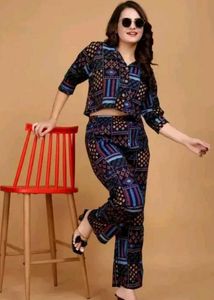 Women  Trendy Co-ord Set 💙