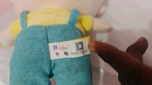 Adorable Baby Boy Plush Doll in Dungarees – Soft &amp;