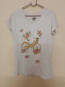 Floral Bicycle Tee