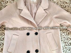 Long Blazer Cream Colour