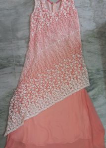 Preety Peach Gown