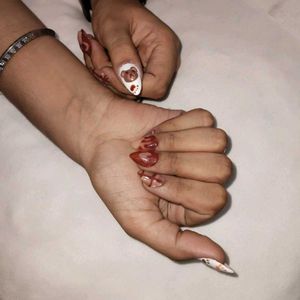 Cute Bear Nail Art