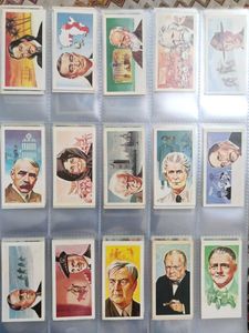 Vintage Famous People Cigrette Card