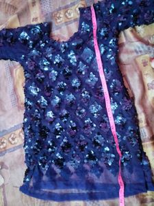 Sequined Party Kurta