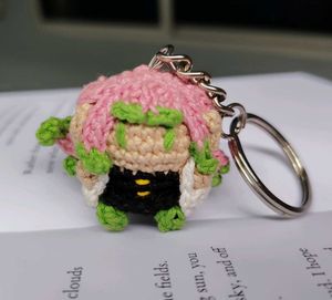 Mitsuri kanroji crochet keychain, demon slayer
