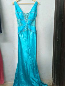 Elegant Blue Evening Gown single pics 900
