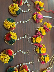 Haldi Floral Jewelry Set