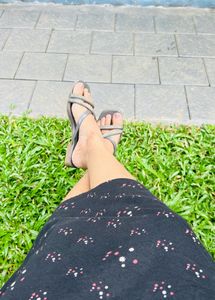 Stone Work Flats For Cheap Rate. Beautiful Sandal