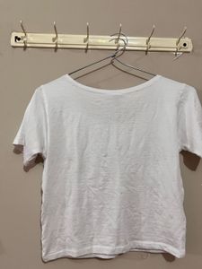 Basic White Crop Top