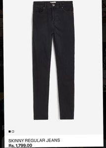 Black Skinny Regular Jeans