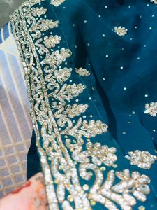 Elegant Green sharara Kurta