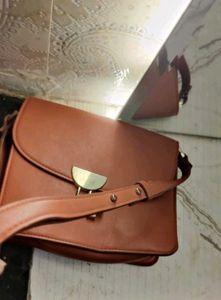 Mango Rust Brown Sling Bag