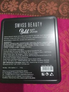 Swiss Beauty Bold Matt Lip Liner Set Of 12