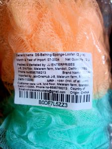 Derma Roller + 2pc Bath Loofah