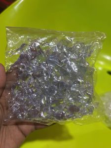 White Beads Combo ( Circular And Drop)