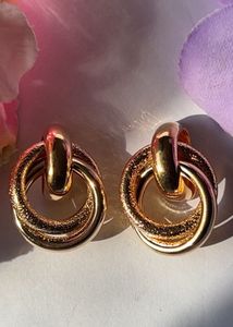 Gold Statement Earrings