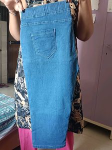 Blue Capri Pants
