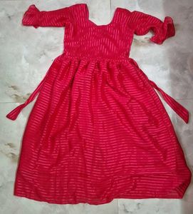 pink Anarkali Kurta
