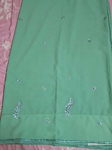 Elegant Green Saree