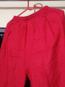 Red Palazzo Pants