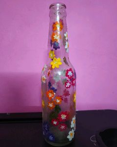 Painting Glass bottle