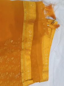 Elegant Yellow Saree