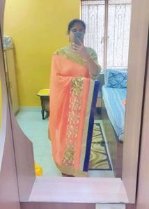 🧡 Net Georgette Saree